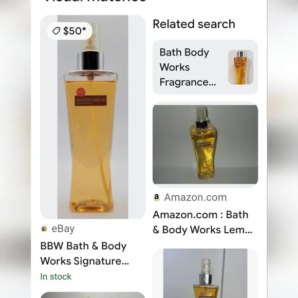 Rare Apricot Signature Vanilla Fragrance Mist with Silver Cap - Picture 4 of 4